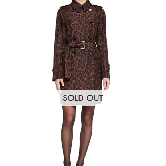 Marc Jacobs Leopard-Print Silk Trench - Picture 7 of 7